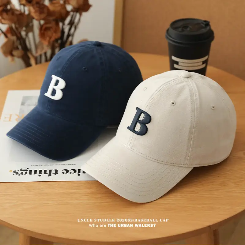 Men's Beige Embroidered Baseball Cap with Adjustable Strap — feature 9