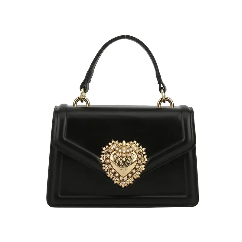 Women Crossbody Bag Brown Heart Chain Satchel 2025 - Image 4
