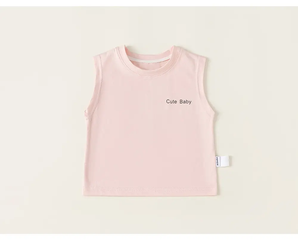 White Sleeveless Vests for Boys Summer New — feature 15