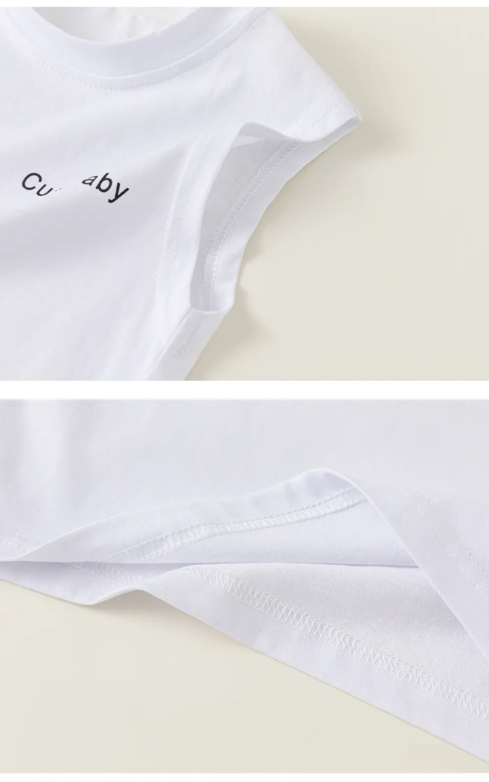 White Sleeveless Vests for Boys Summer New — feature 20