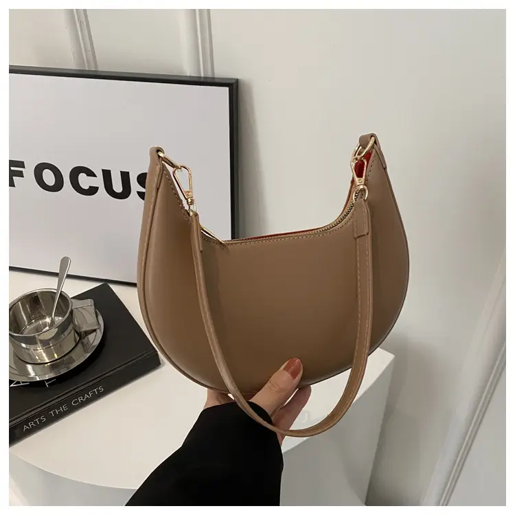 Brown French Style Shoulder Bag for Women — feature 16
