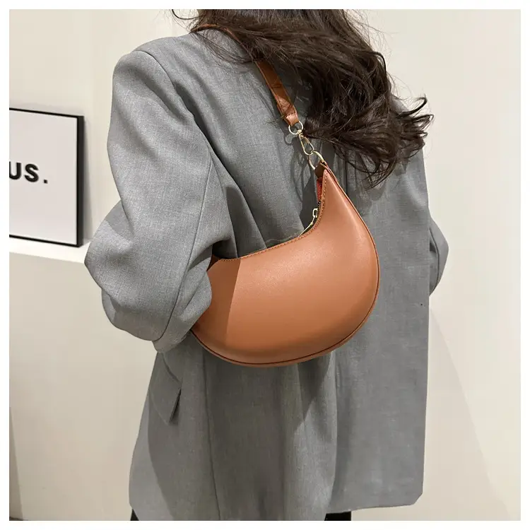 Brown French Style Shoulder Bag for Women — feature 28