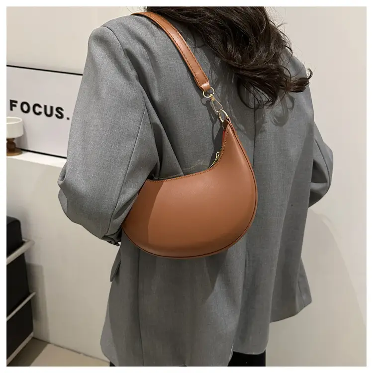 Brown French Style Shoulder Bag for Women — feature 29