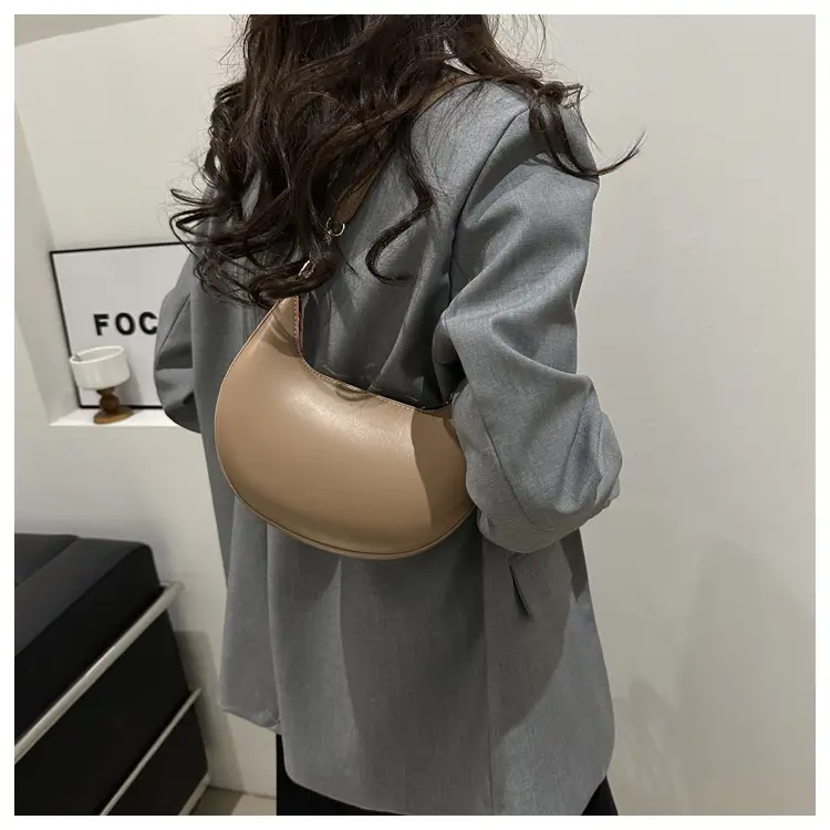Brown French Style Shoulder Bag for Women — feature 32