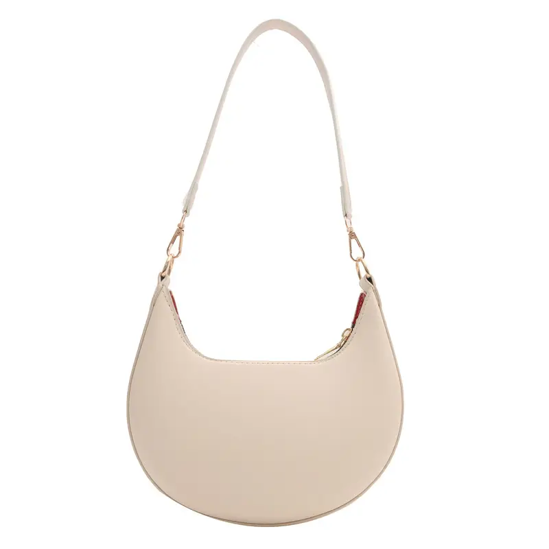 Brown French Style Shoulder Bag for Women - Image 2