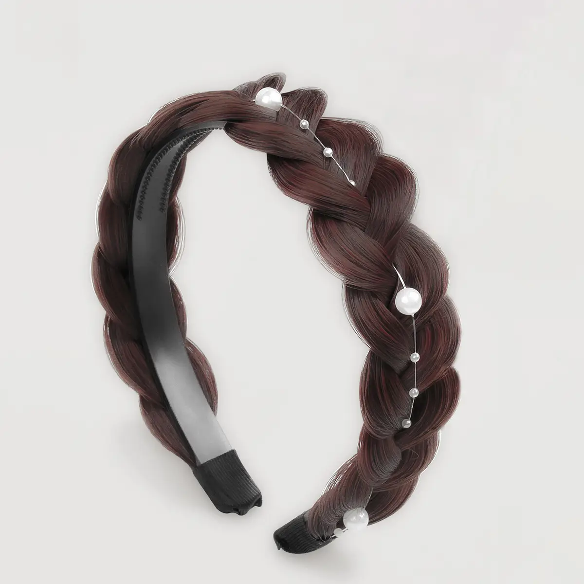 New Pearl Wig Twist Braid Fish Bone Hair Band — feature 12