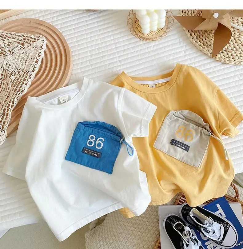 Boys Cotton Short Sleeve T-Shirt 2026 Summer — feature 2