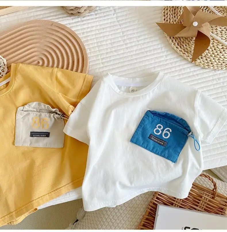 Boys Cotton Short Sleeve T-Shirt 2026 Summer — feature 3