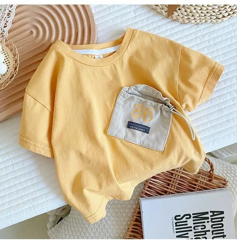 Boys Cotton Short Sleeve T-Shirt 2026 Summer — feature 6