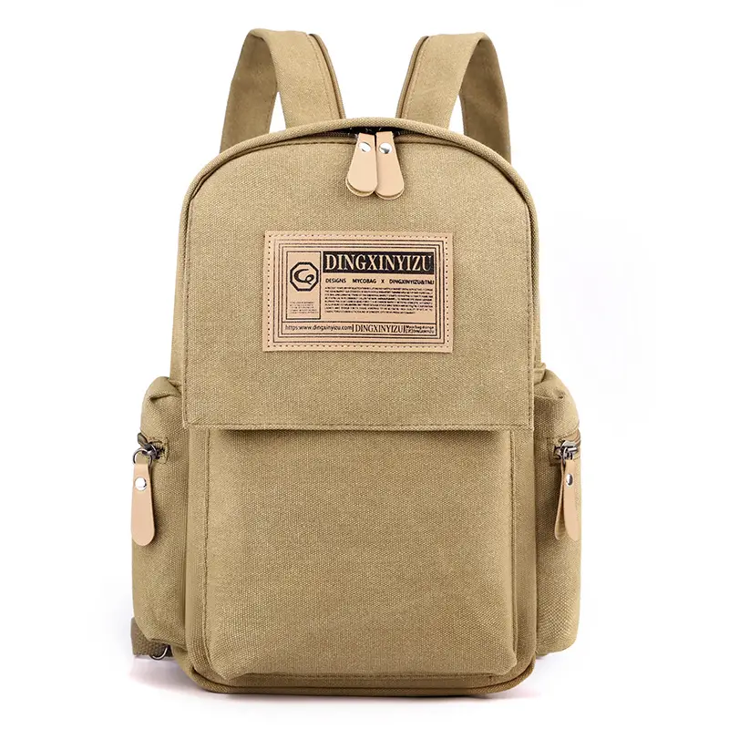 Men's Canvas Crossbody Backpack 15L Grey — feature 26