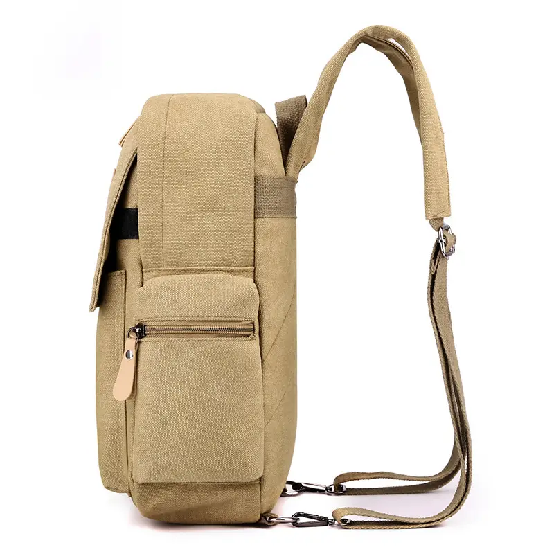 Men's Canvas Crossbody Backpack 15L Grey — feature 32