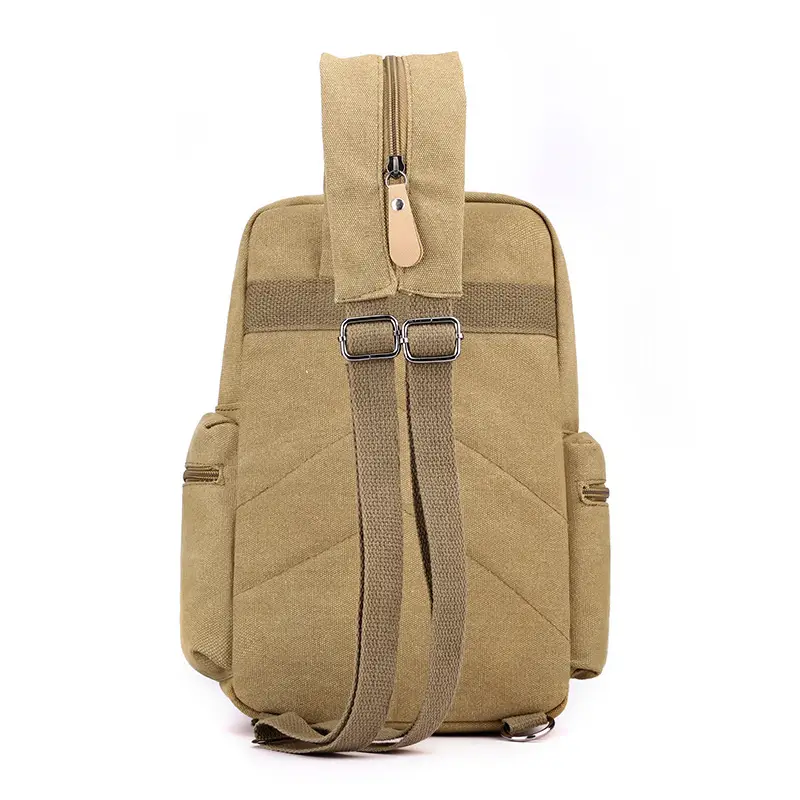 Men's Canvas Crossbody Backpack 15L Grey — feature 34