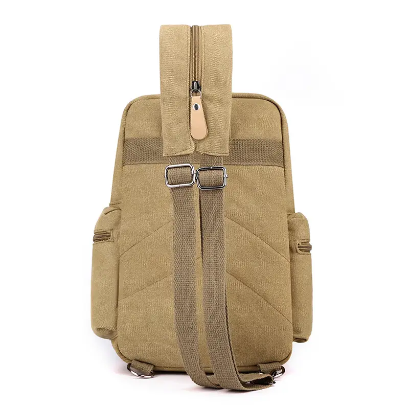 Men's Canvas Crossbody Backpack 15L Grey — feature 35