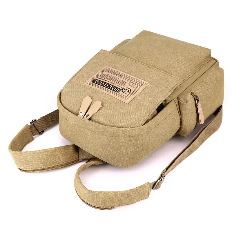 Men's Canvas Crossbody Backpack 15L Grey — feature 37