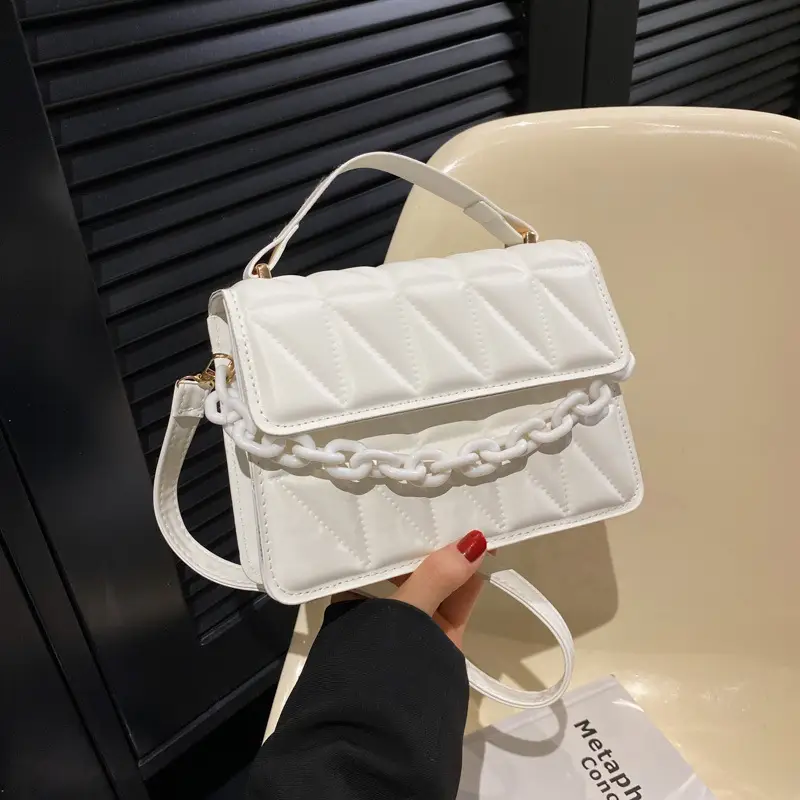 Green Rhombus Shoulder Bag for Women 2024 - Image 11