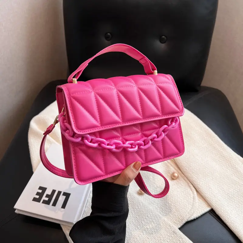 Green Rhombus Shoulder Bag for Women 2024 - Image 12