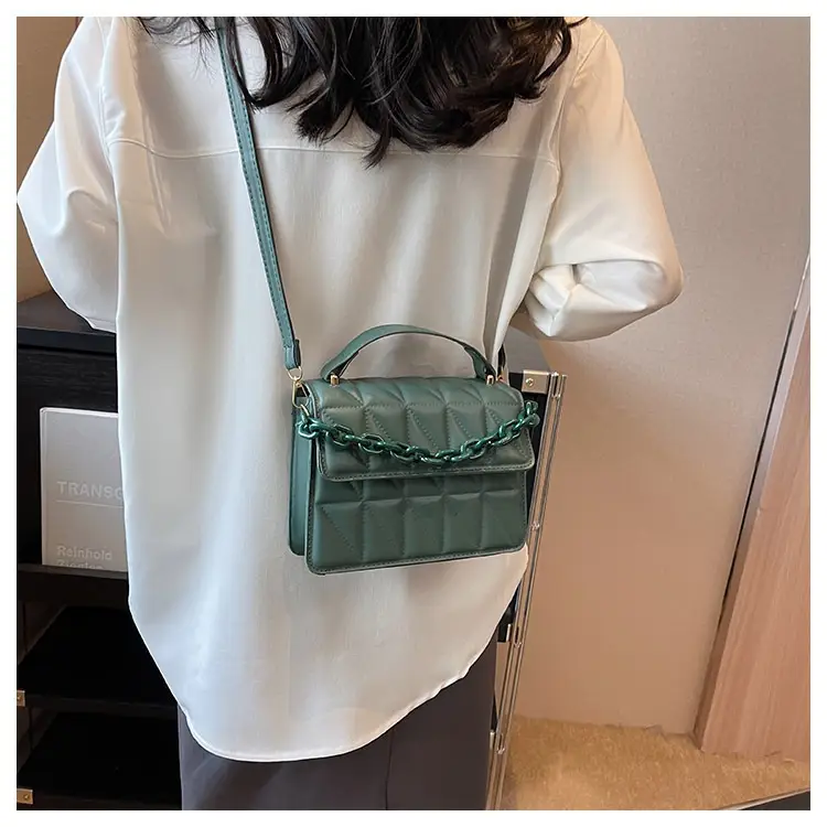 Green Rhombus Shoulder Bag for Women 2024 — feature 23
