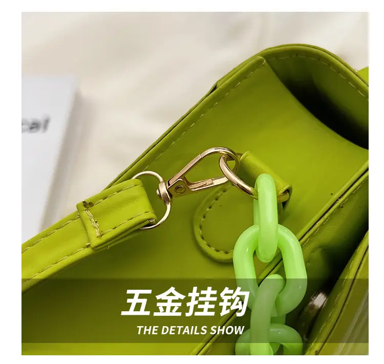 Green Rhombus Shoulder Bag for Women 2024 — feature 3