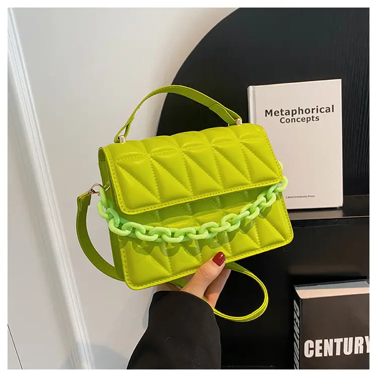 Green Rhombus Shoulder Bag for Women 2024 — feature 38