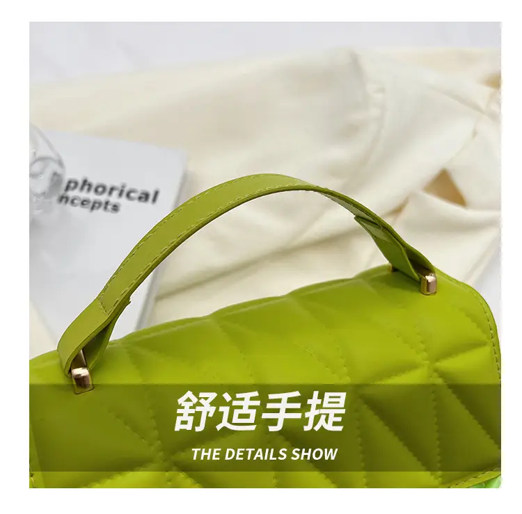 Green Rhombus Shoulder Bag for Women 2024 — feature 5