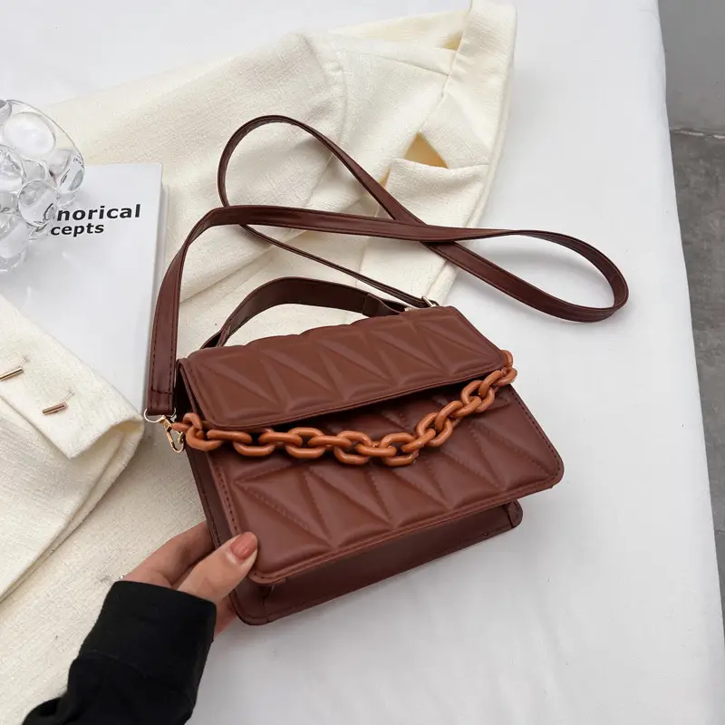 Green Rhombus Shoulder Bag for Women 2024 - Image 3