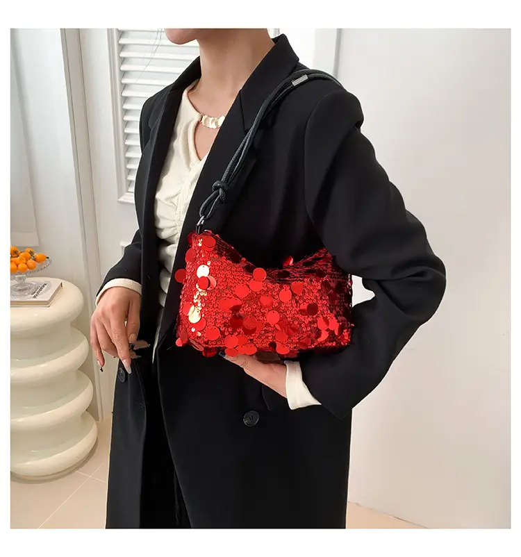 Red Lace Shoulder Bag for Women 2024 — feature 11
