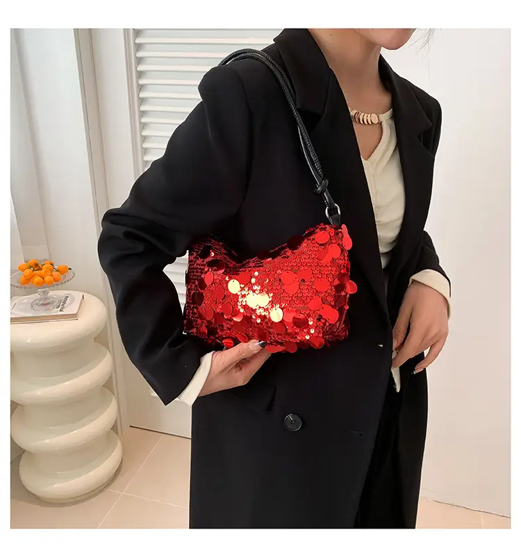 Red Lace Shoulder Bag for Women 2024 — feature 12