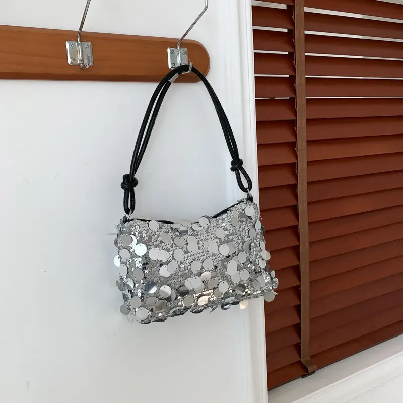Red Lace Shoulder Bag for Women 2024