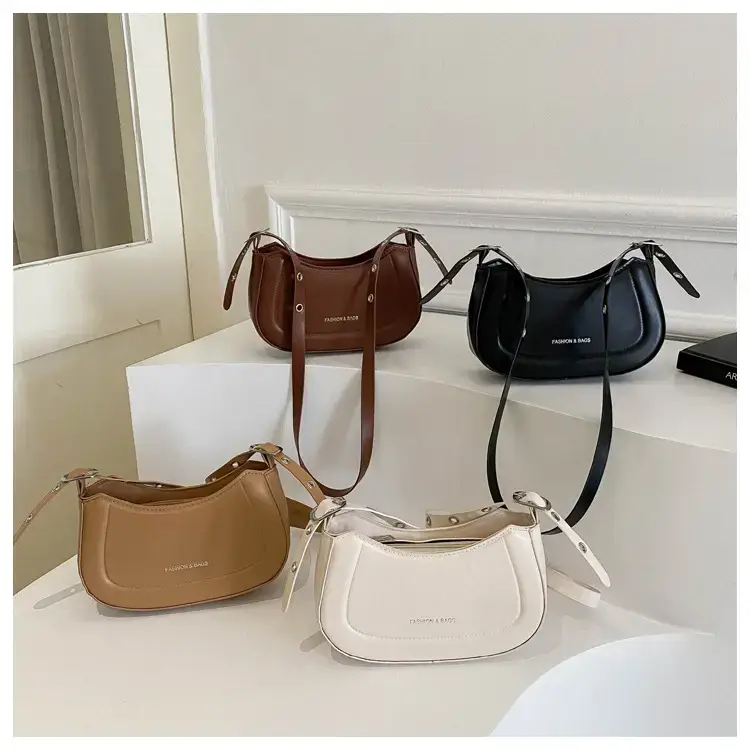 Women's White Retro Square Shoulder Bag 2024 — feature 24