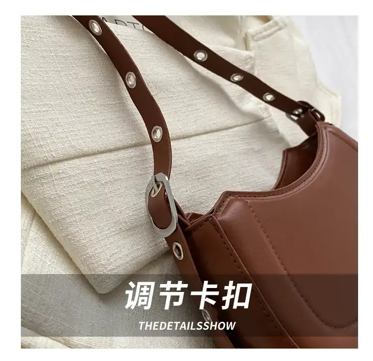 Women's White Retro Square Shoulder Bag 2024 — feature 5
