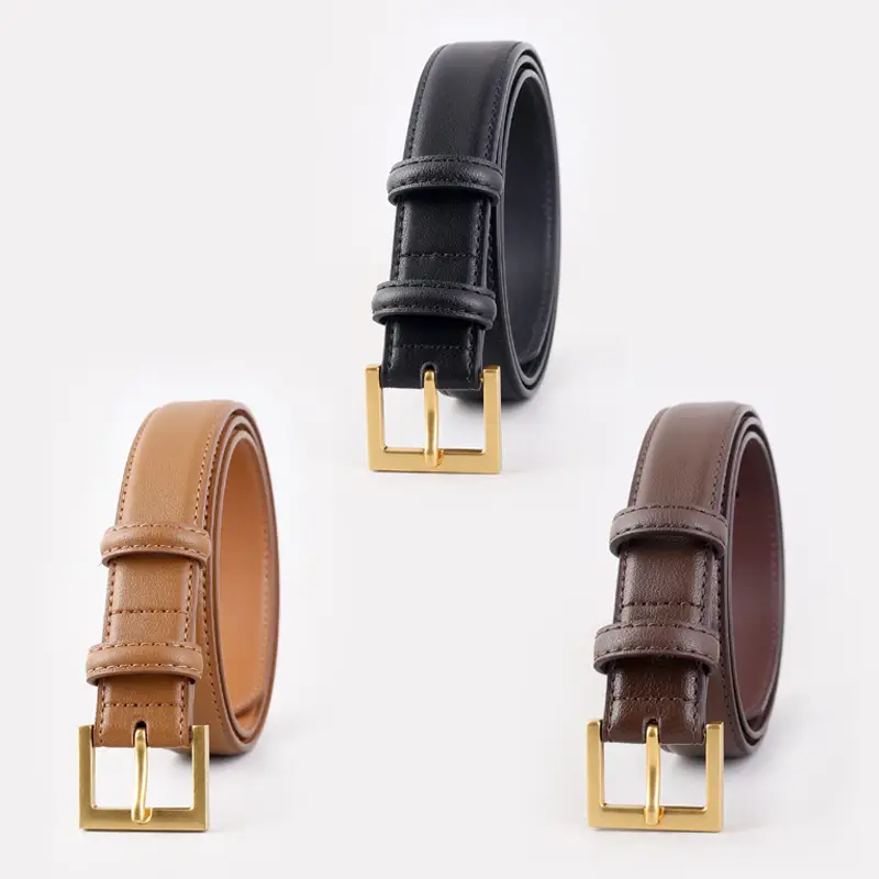 Black Leather Belt for Women High-End Decorative - Image 8