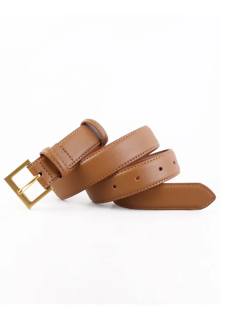 Black Leather Belt for Women High-End Decorative — feature 28