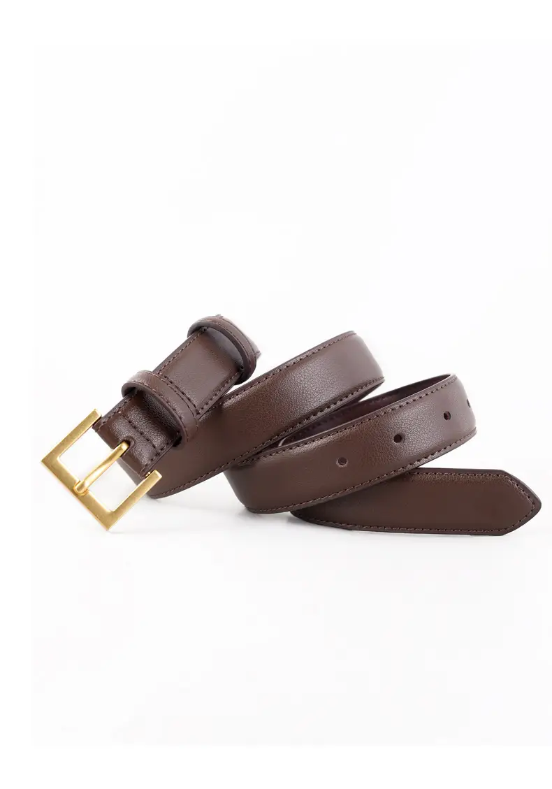 Black Leather Belt for Women High-End Decorative — feature 29