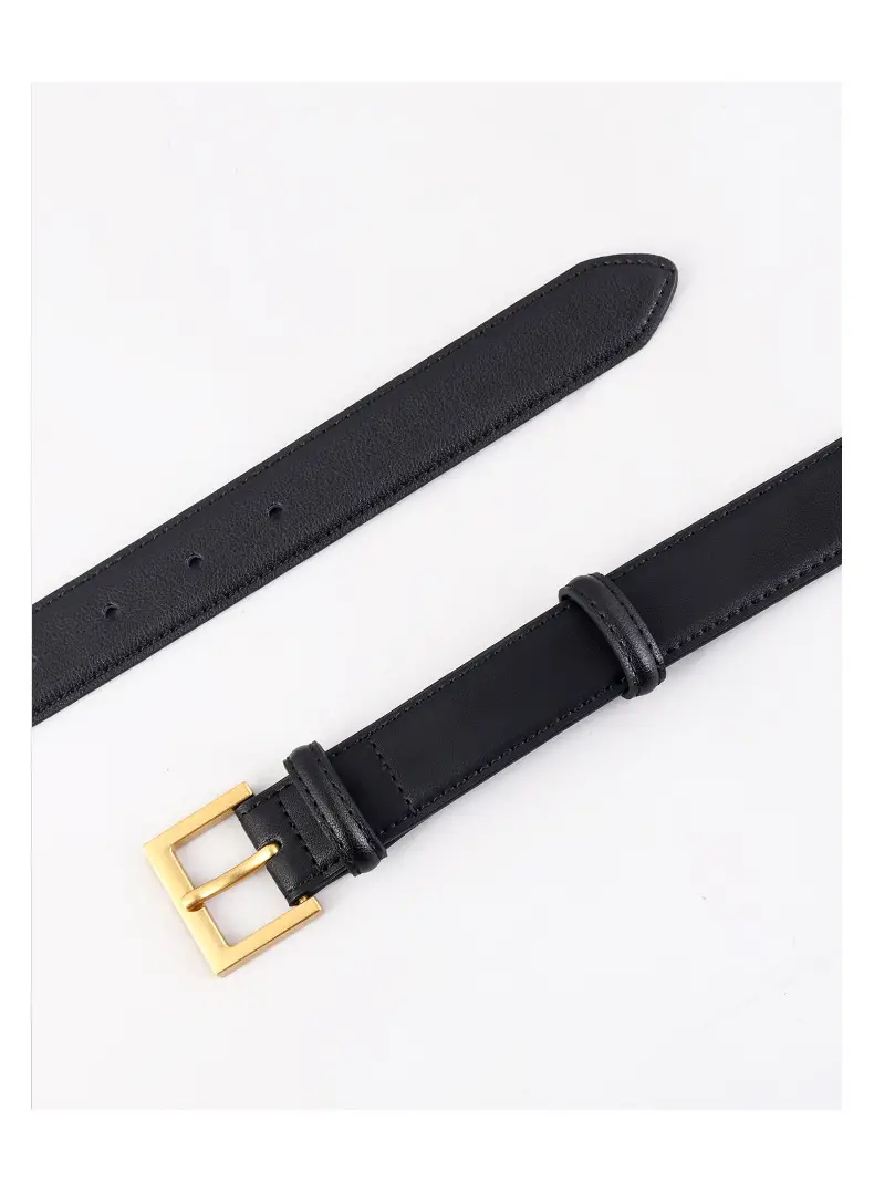Black Leather Belt for Women High-End Decorative — feature 31