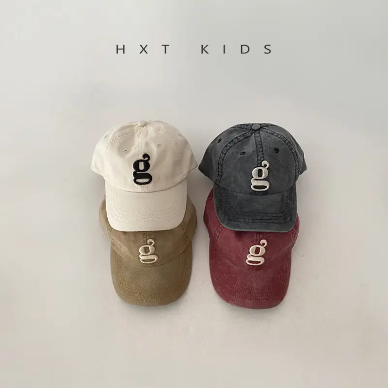 Children's Embroidered Peaked Caps Spring Autumn Western Style - Image 10