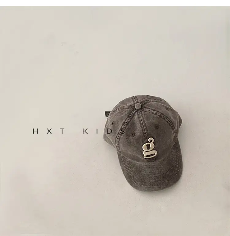 Children's Embroidered Peaked Caps Spring Autumn Western Style — feature 10