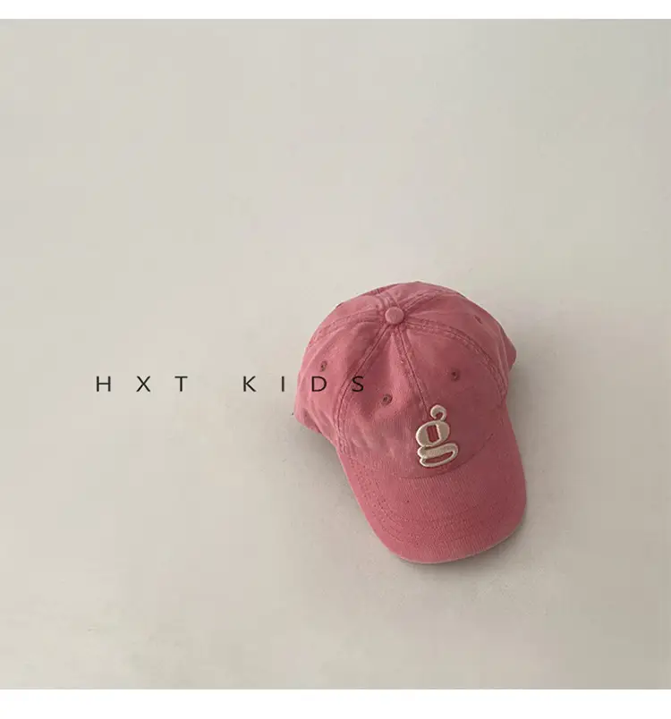 Children's Embroidered Peaked Caps Spring Autumn Western Style — feature 15