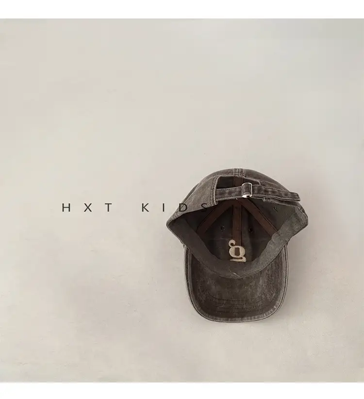 Children's Embroidered Peaked Caps Spring Autumn Western Style — feature 16