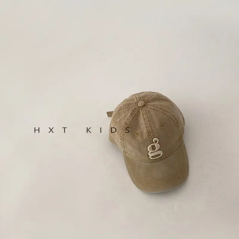 Children's Embroidered Peaked Caps Spring Autumn Western Style - Image 3