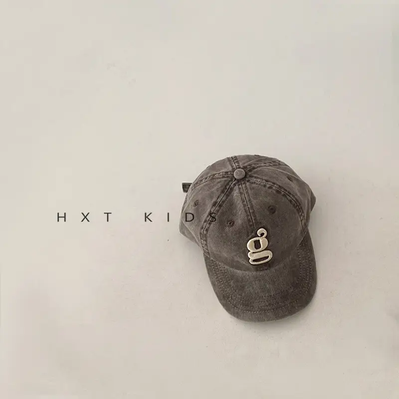 Children's Embroidered Peaked Caps Spring Autumn Western Style - Image 4