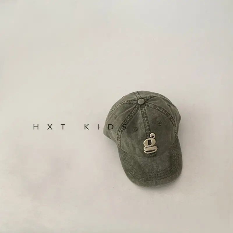 Children's Embroidered Peaked Caps Spring Autumn Western Style - Image 7