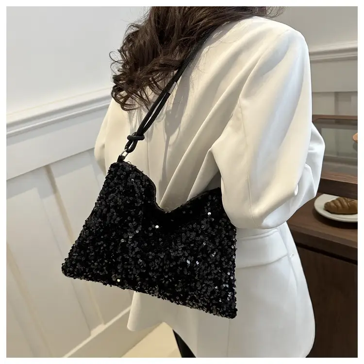 Black Sequin Shoulder Bag Women 2024 — feature 10