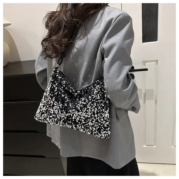 Black Sequin Shoulder Bag Women 2024 — feature 21