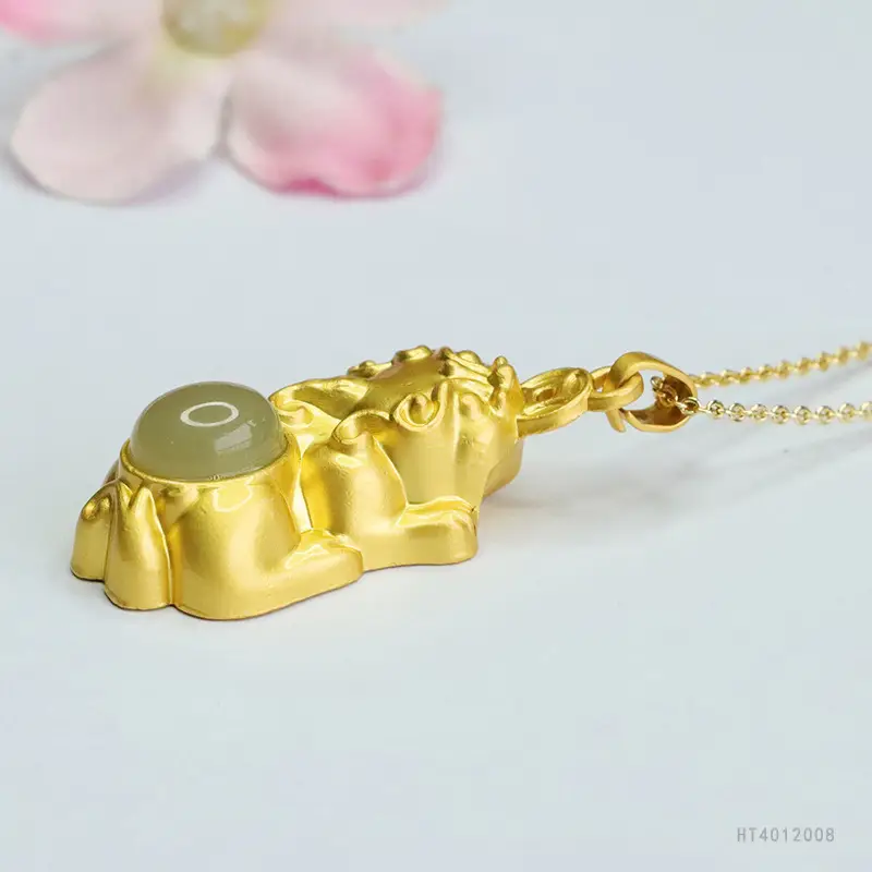 Guan Yu Jade Pendant Clear Water Jade Necklace - Image 5