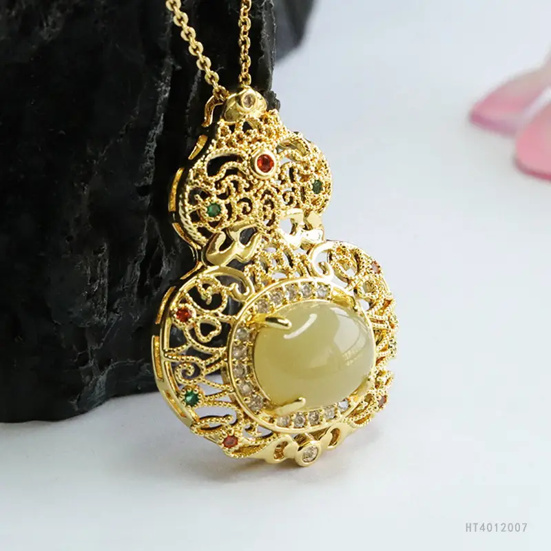 Guan Yu Hetian Jade Necklace Clear Water Jade Pendant - Image 5