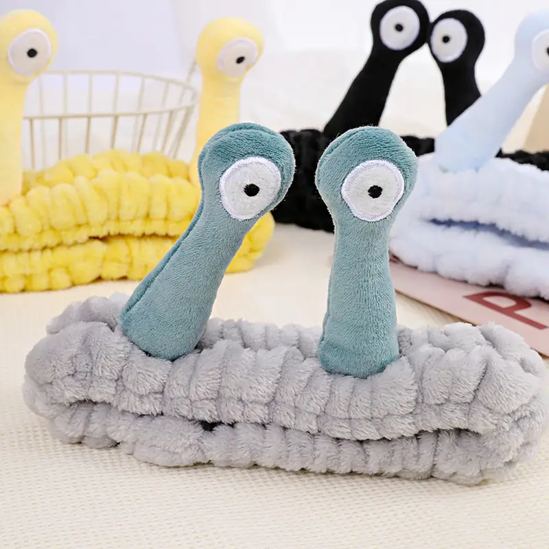 Gray Cartoon Snail Hair Band for Girls