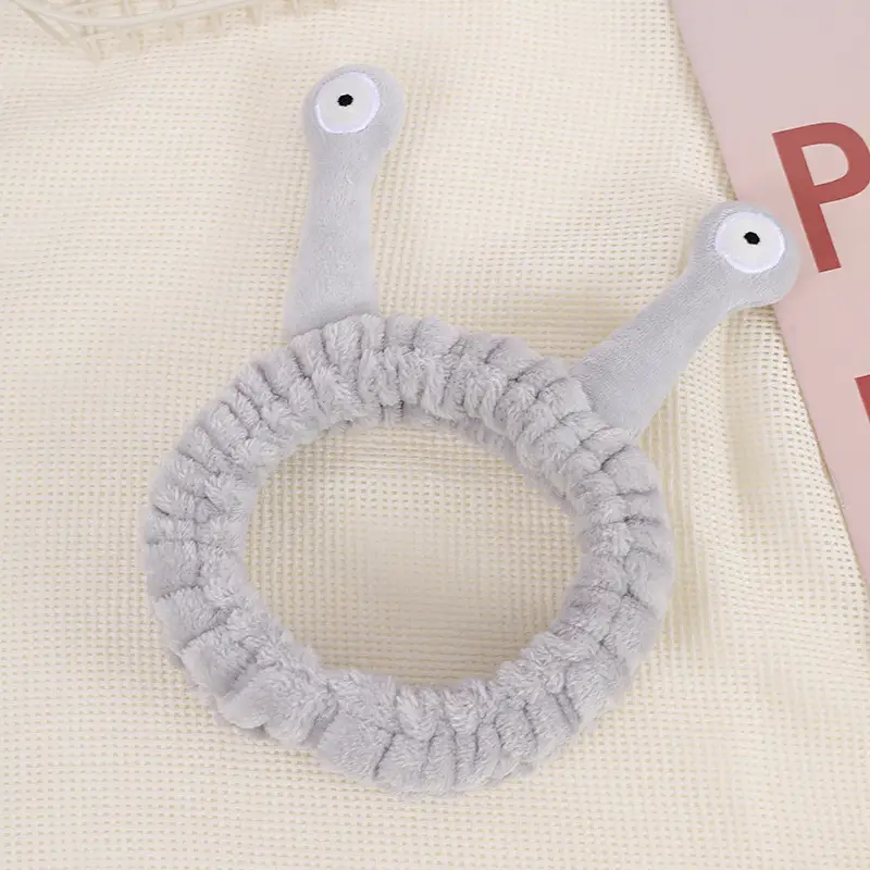 Gray Cartoon Snail Hair Band for Girls