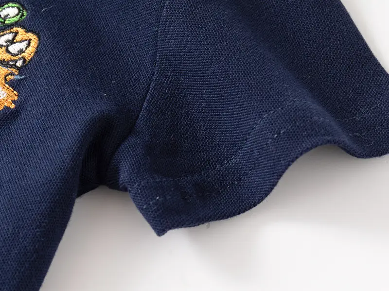 Kids Polo Shirt Navy Blue Korean Style 2026 β feature 8