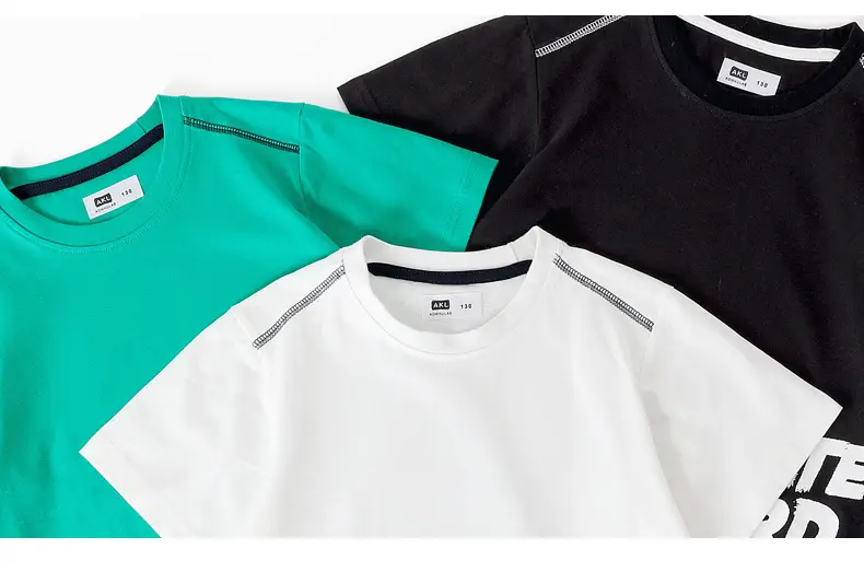 Kids Star Board T-Shirt White Summer Casual — feature 36