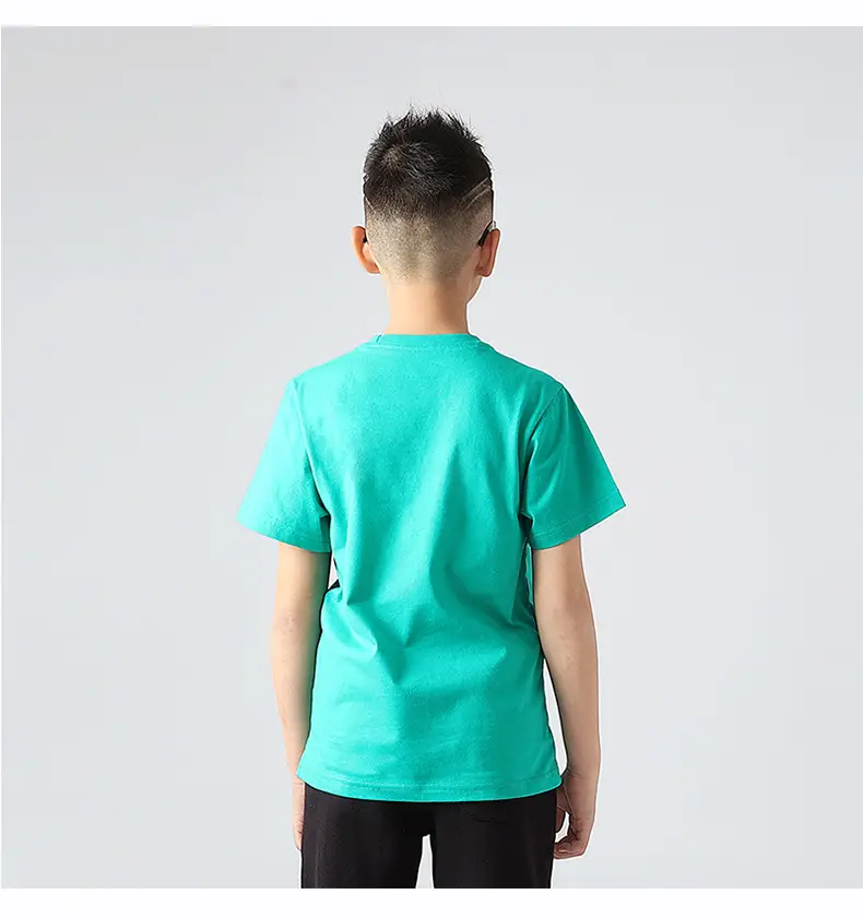 Kids Star Board T-Shirt White Summer Casual — feature 45